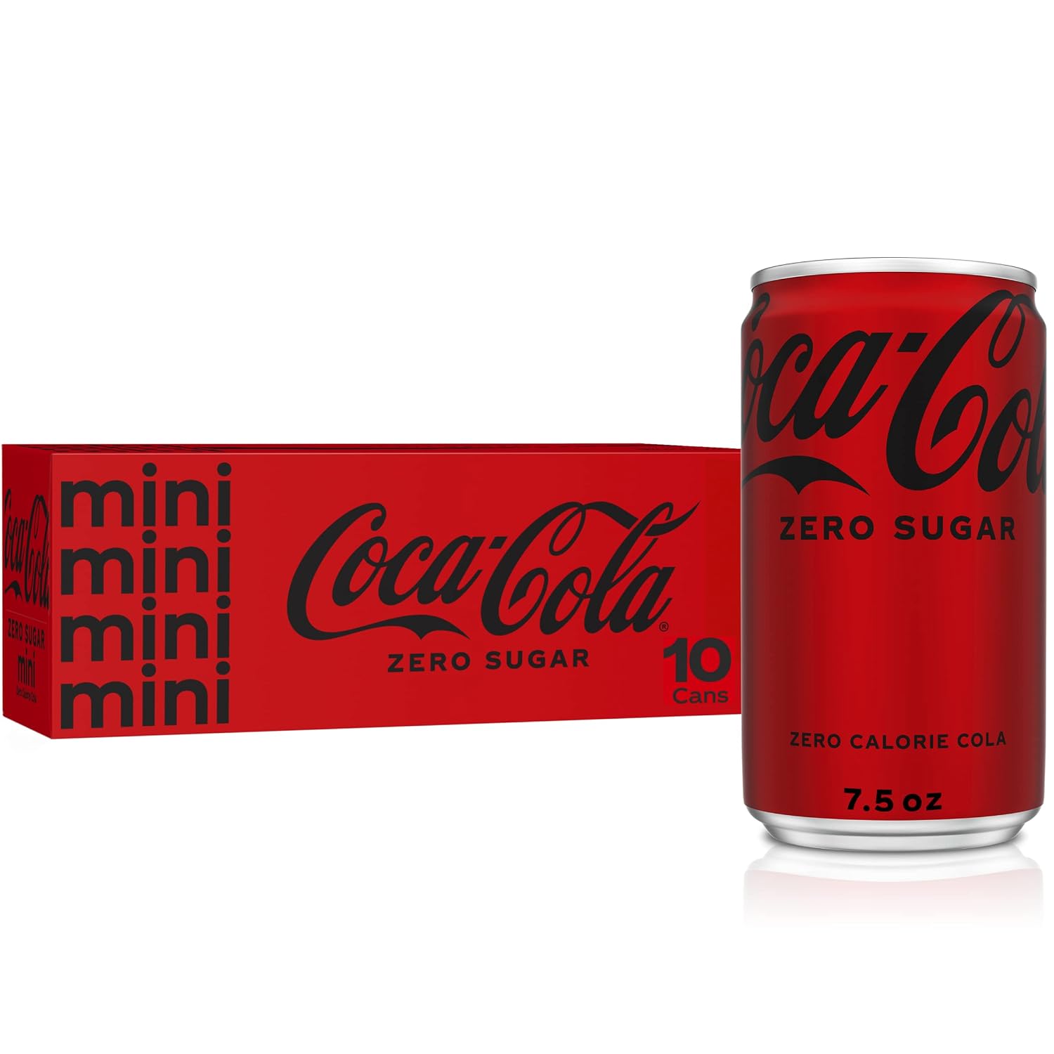 Coca-Cola Coke Zero Sugar Diet Soda, 10 Pack