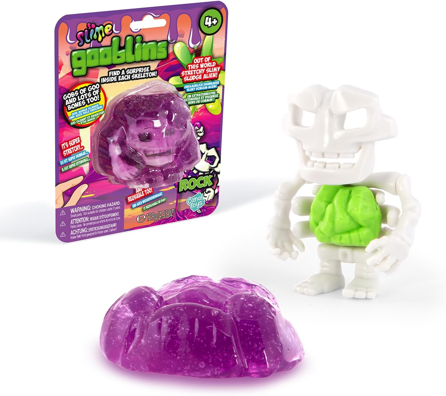 Gooblins, Stretch and squeeze the slime & build your skeleton from the bones!