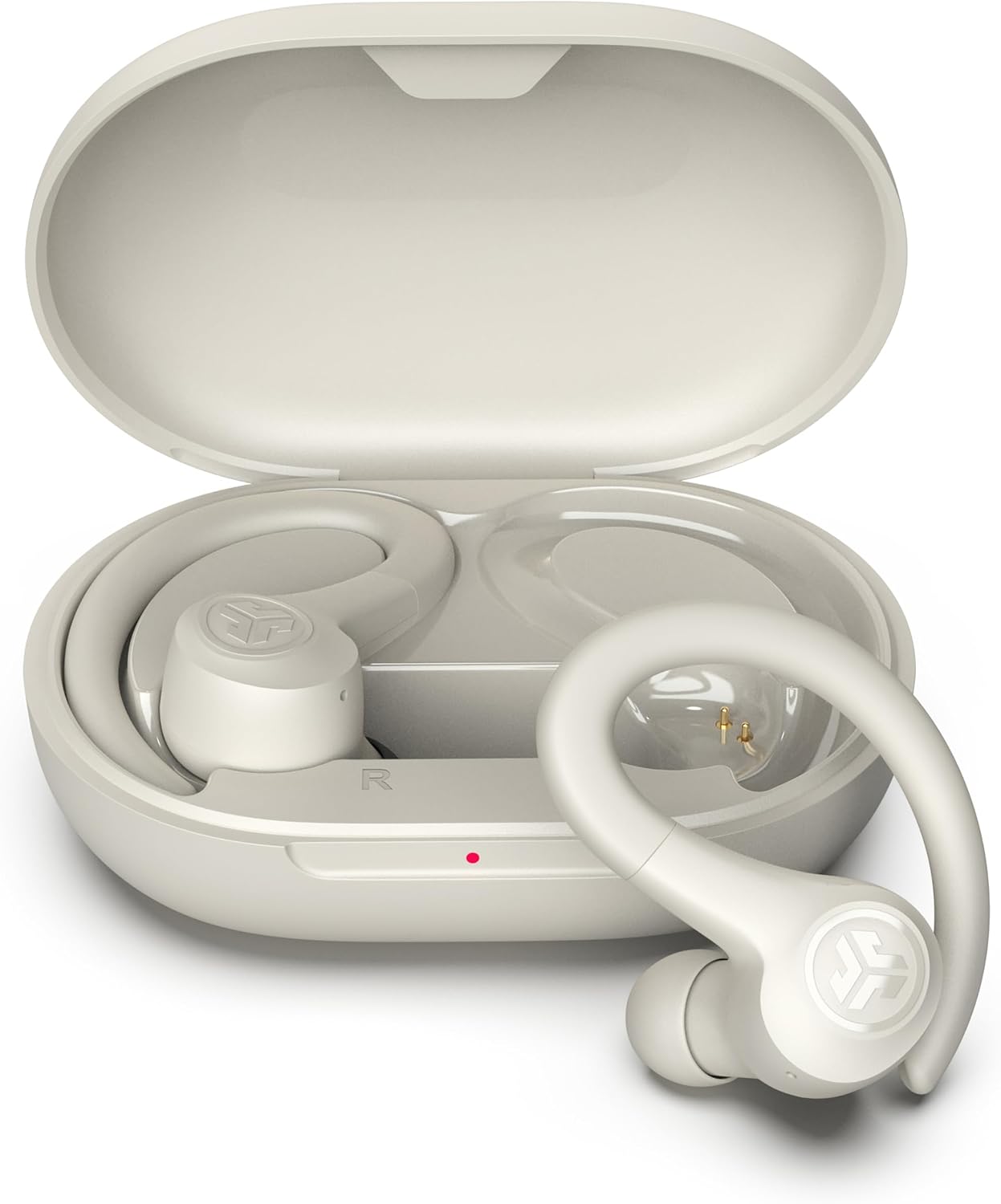 JLab, Go Sport+, True Wireless Workout Earbuds, Bluetooth Sport Earbuds, Clear Calling, Sand