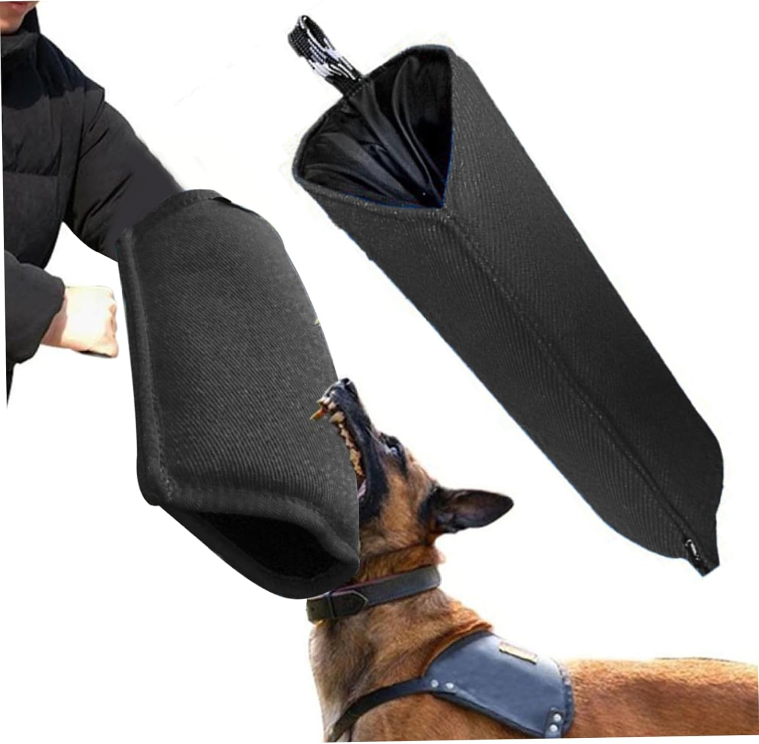 Wedhapy Dog Bite Sleeves for Dog Training Arm Sleeve Burlap Arm Protection Sleeves for Dog Training Supplies Dog Bite Sleeve Bite Guards for Dogs