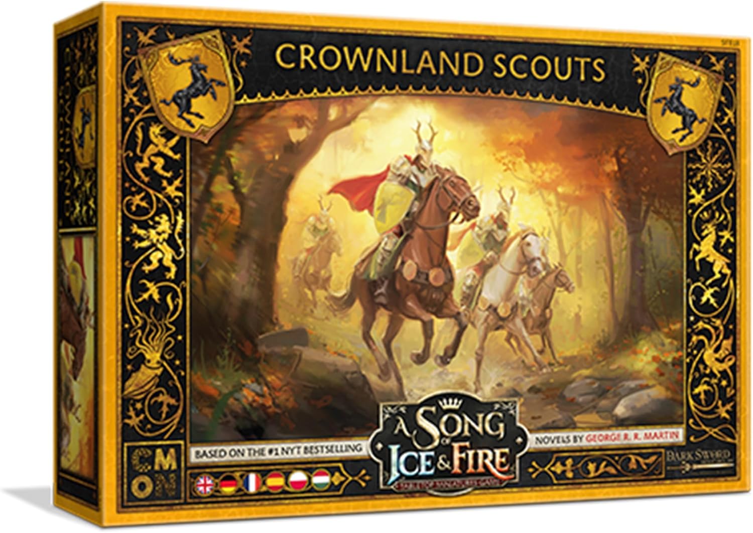 CMON A Song of Ice and Fire Tabletop Miniatures Game Crownland Scouts Unit Box (Multilingual Edition) Strategy Game for Adults, Ages 14+, 2+ Players, 45-60 Minute Playtime, Made