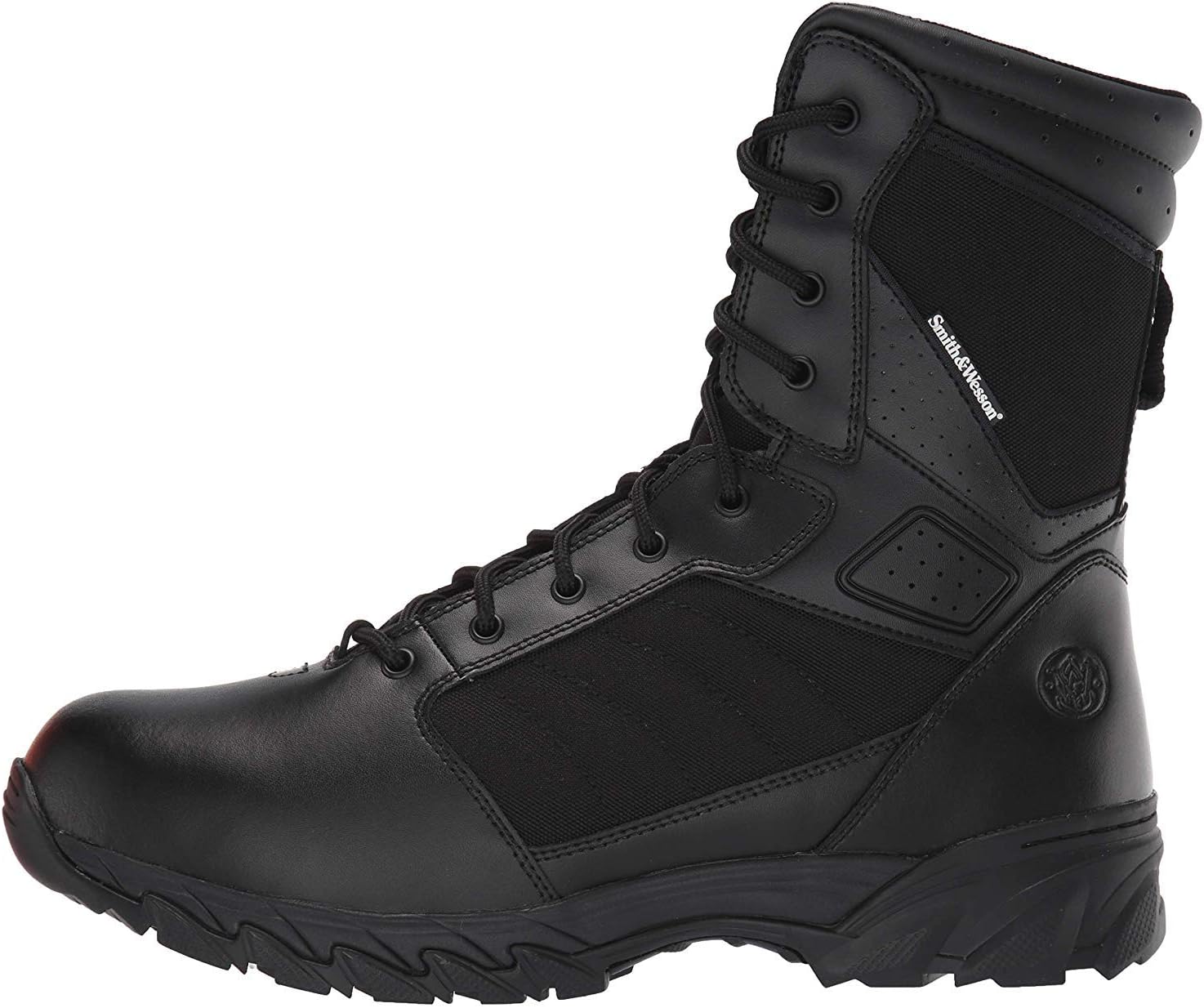 Smith & Wesson Men's Footwear Breach 2.0 8" Side Zip Military and Tactical Boot