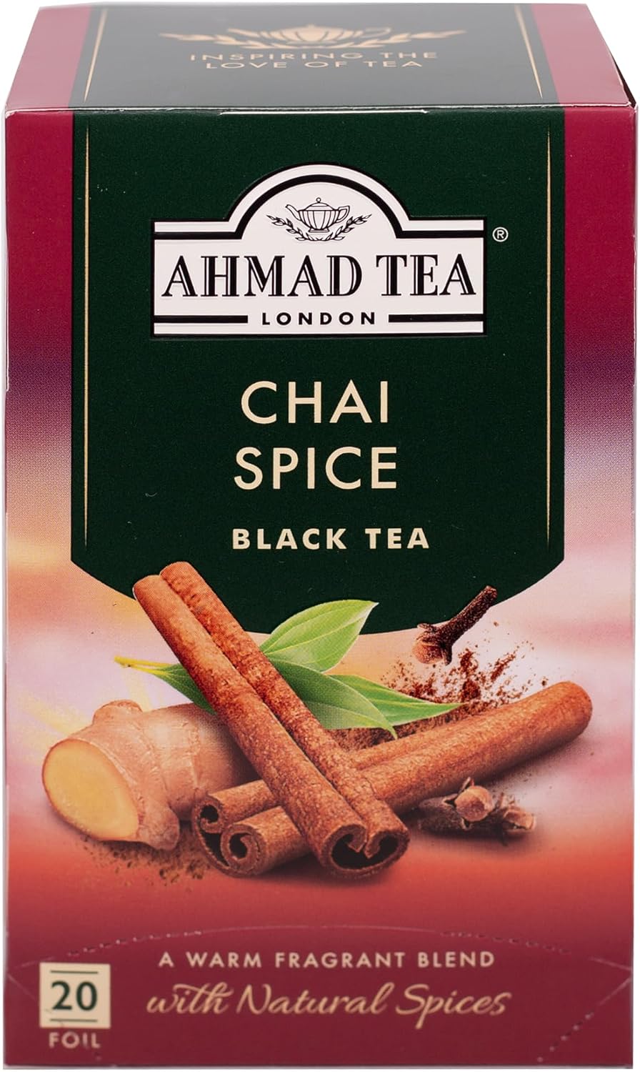 Ahmad Tea Chai Spice Tea | Black Tea - 20 Teabag Sachets