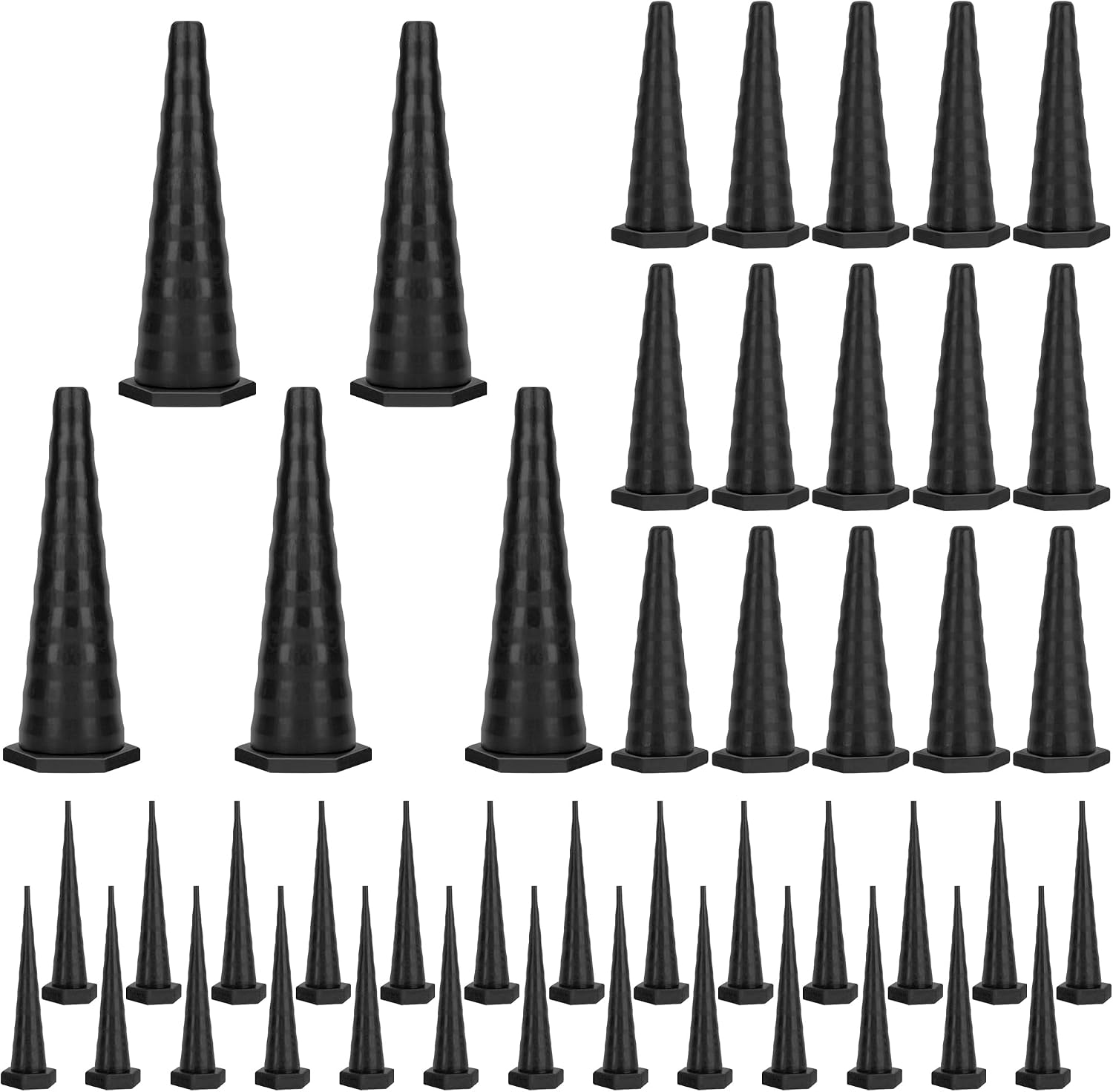 46 Pcs Hydraulic Oil Service Plug-3 Size Universal Hydraulic Rubber Plugs-Hydraulic Hose Plugs for Irrigation Oil Pipes Hose-5 Large,15 Medium and 26 Small Size