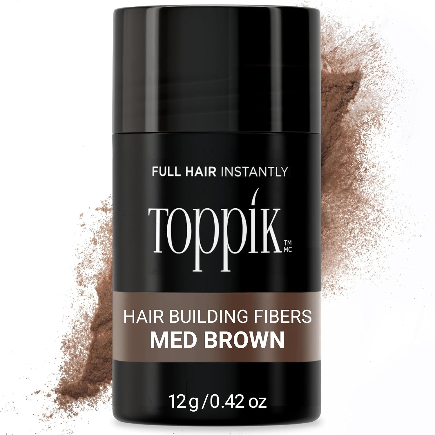 Toppik Hair Building Fibers, Fill In Fine or Thinning Hair Instantly Thicker, Fuller Looking Hair 9 Shades,4 size options