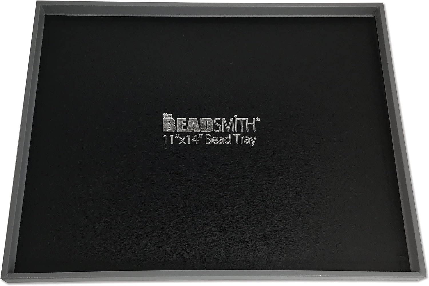 The Beadsmith Bead Mat Tray – Portable Workstation – 11.5” x 14.5” x 0.5” – Lightweight Tray for Holding Bead Mats, Beads and Jewelry Storage – Easy to Transport