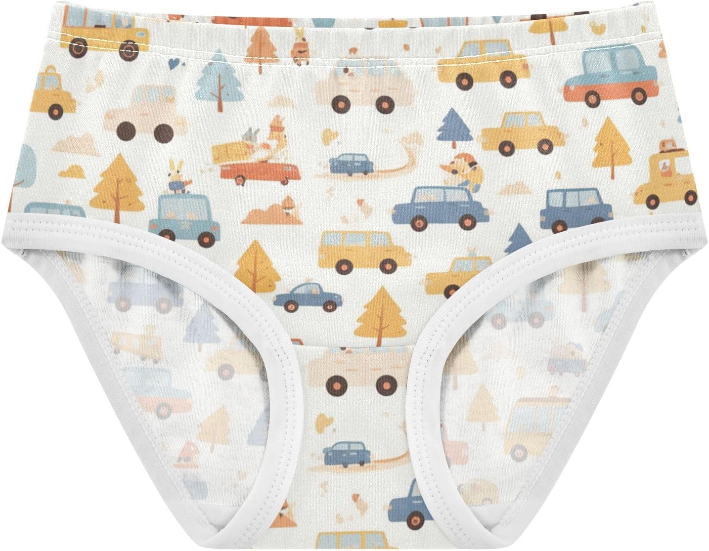 GuoChe Brief Panties Breathable Panties Comfort Underwear for Kids in Sizes 2T,3T, 4T, 5T, 6Y and 8Y