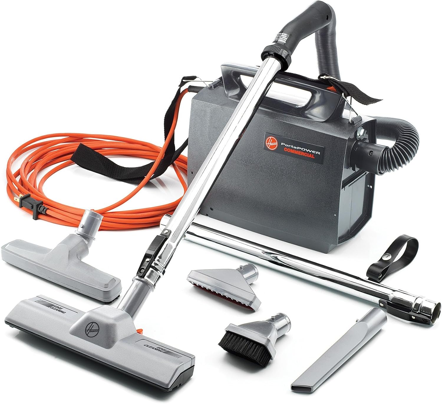 Hoover Commercial PortaPower Lightweight Canister Vacuum Cleaner