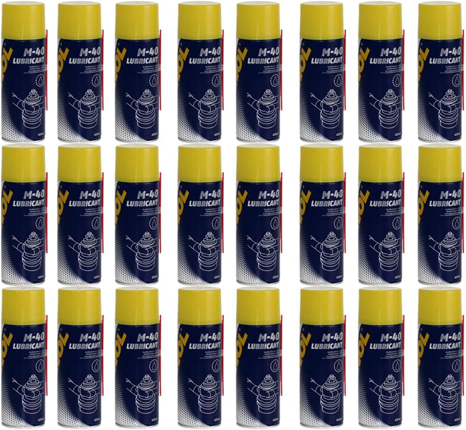 MANNOL 24 x 450ml 9899 M-40 Multi Functional Penetrating Oil Rust Remover Multifunctional Spray