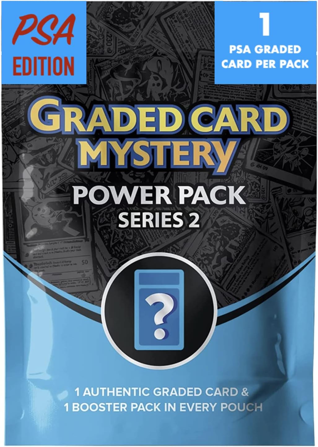 Zoo Packs PSA Graded Card Mystery Power Pack - PSA Series 2-1 PSA Graded Card & 1 Sealed Booster Pack Per Box