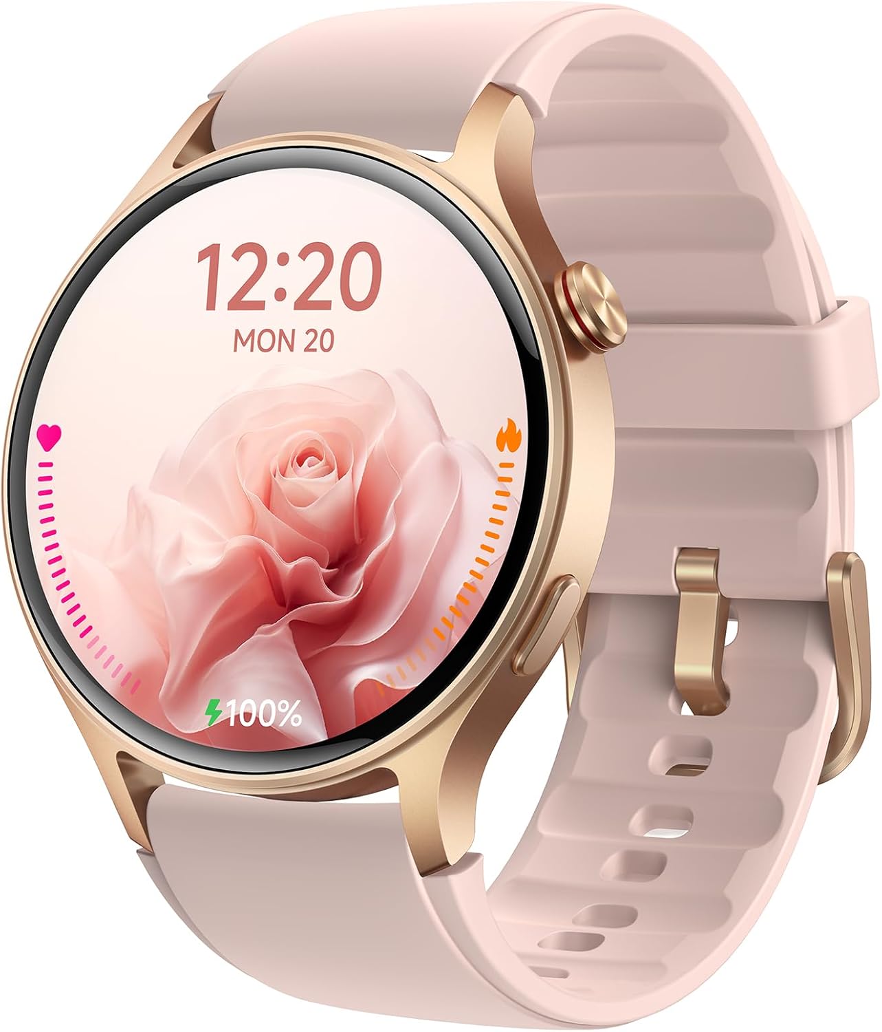 aeac Smart Watch for Women, 1.32'' AMOLED Ultra-Clear Screen Activity Trackers with Heart Rate/Sleep/SpO2 Monitor, Smartwatch for iPhone/Samsung/Android, 110+ Sport Modes 3ATM Waterproof Fitness Watch