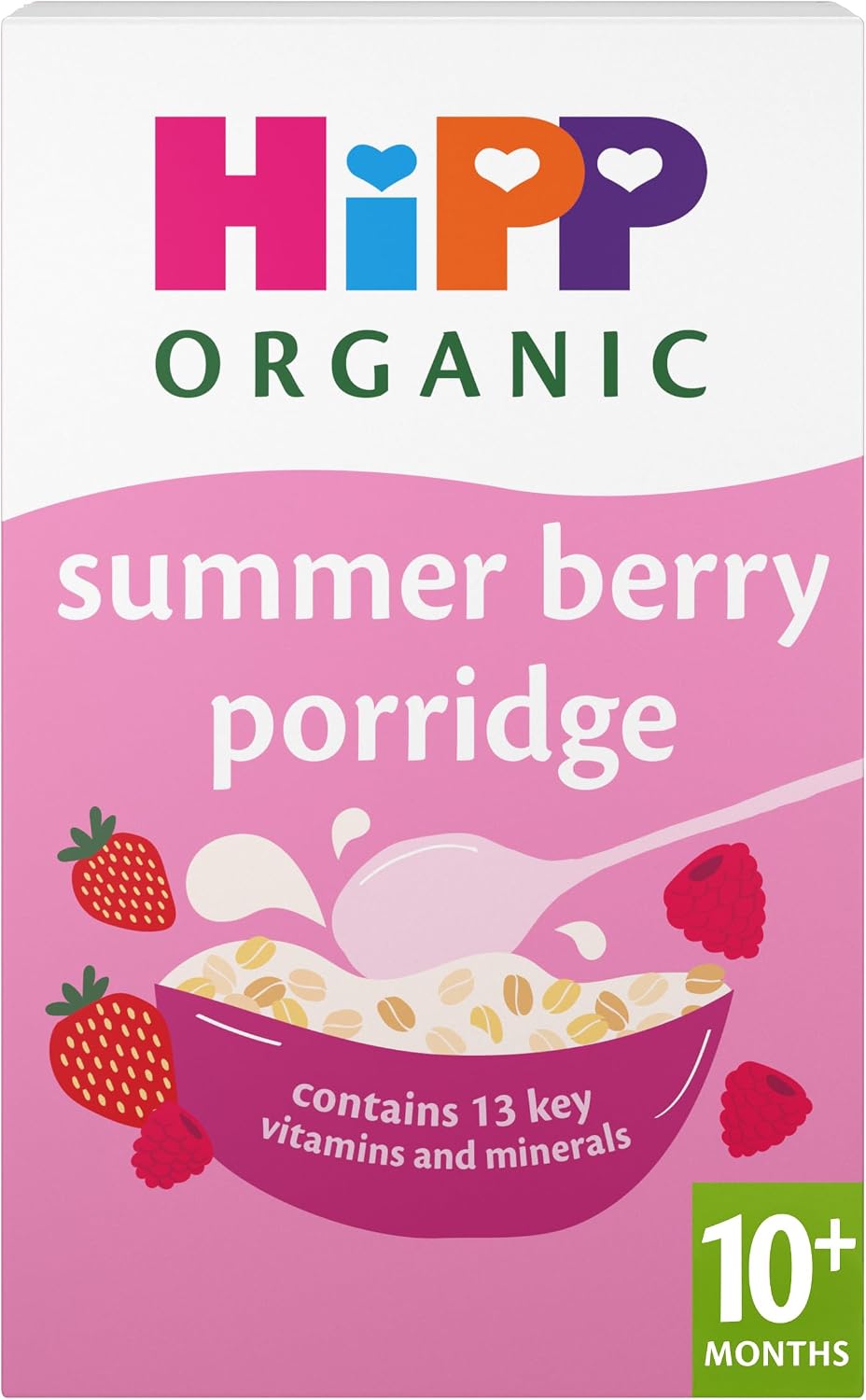 HiPP Organic Summer Berry Multigrain Porridge 10+ Months 200g (Pack of 4)