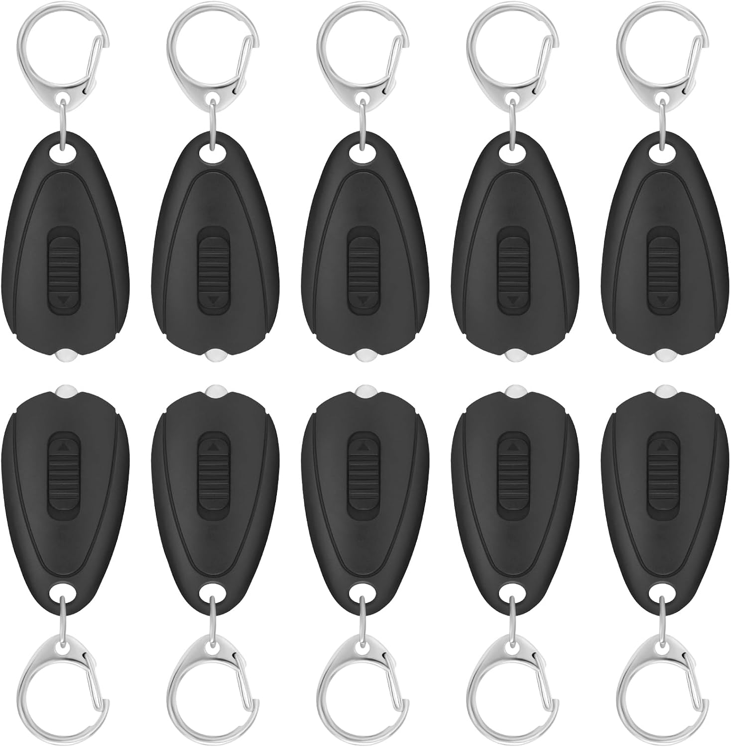 RISEMART Keychain Flashlight, Portable Mini Keychain Light Pack of 10, 14 Lumens Bright LED Key Ring Light for Ourdoor Camping Emergency Hiking