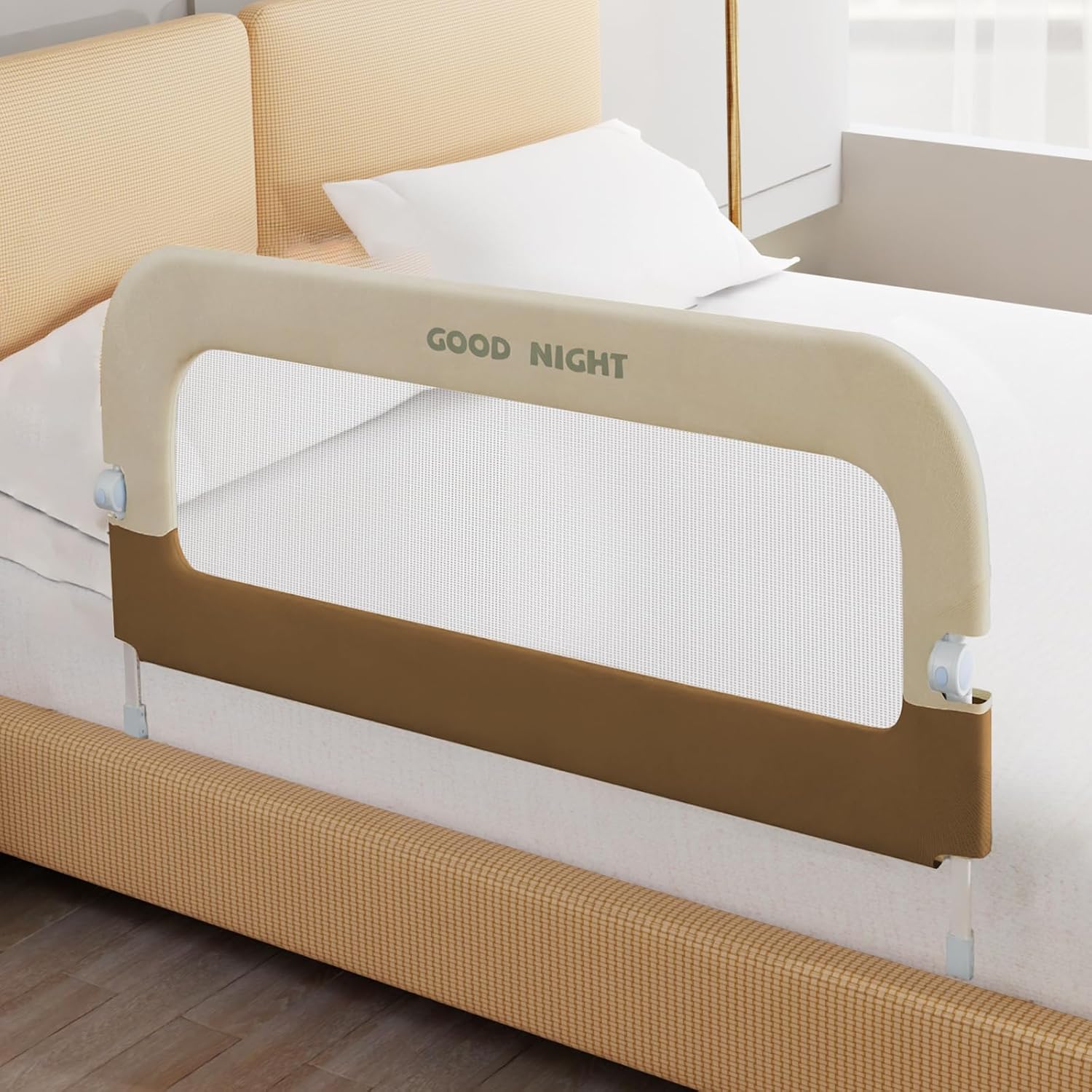 Bed Rail for Toddlers, 59 Inch Toddler Bed Rails, Bed Rail for Baby