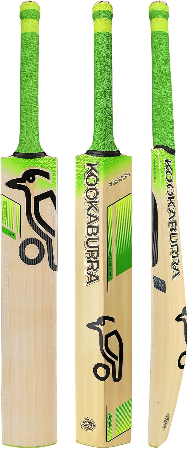 Kookaburra Kahuna 6.5 Cricket Bat - Harrow, Lime