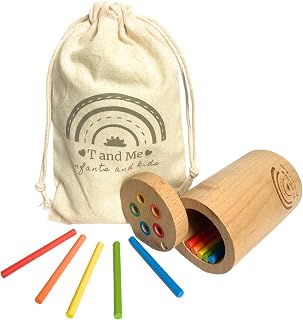 Sticks for Kids Travel Size, Montessori Toddler Toys, Toys for 1-3 Year Old, 1 Year Old Gift, Wooden Toddler Toys, Toddlers Stay Busy, Sensory Toys, Learning Toys for Toddlers, Educational Games