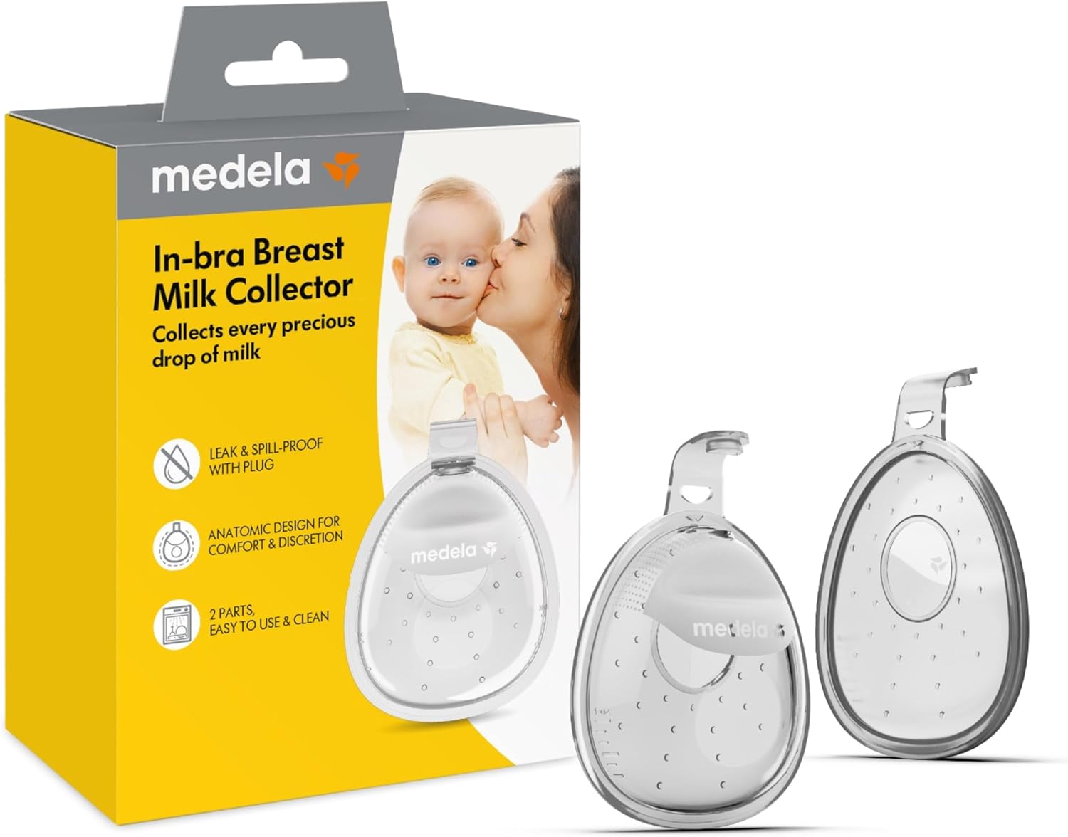 Medela in-Bra Breast Milk Collector | Made Without BPA | 30ml | 1 Ct