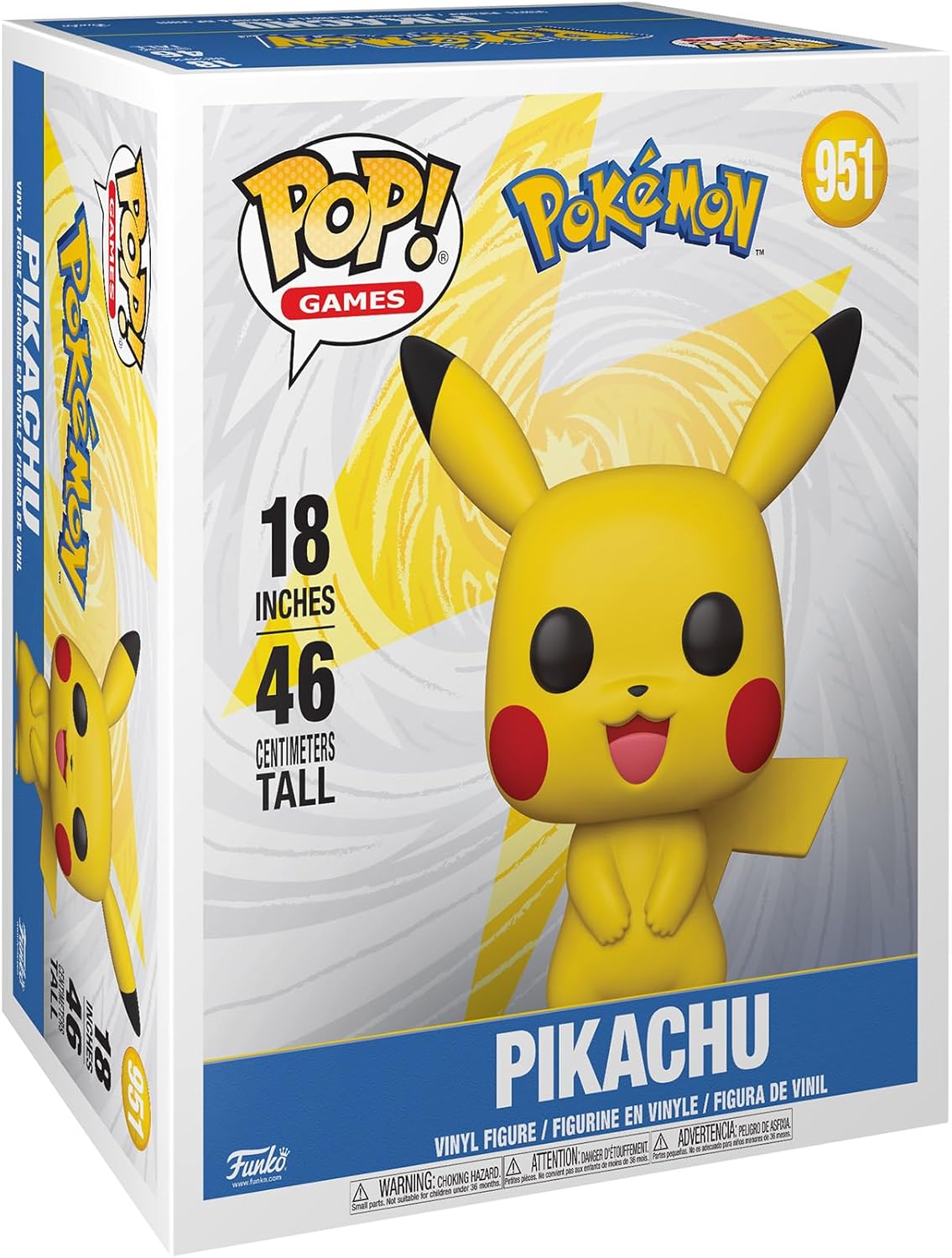 Funko POP! Mega: Pokemon - Pikachu - Collectable Vinyl Figure - Gift Idea - Official Merchandise - Toys Age 3+ for Kids & Adults - Video Games Fans - Model Figure for Collectors and Display