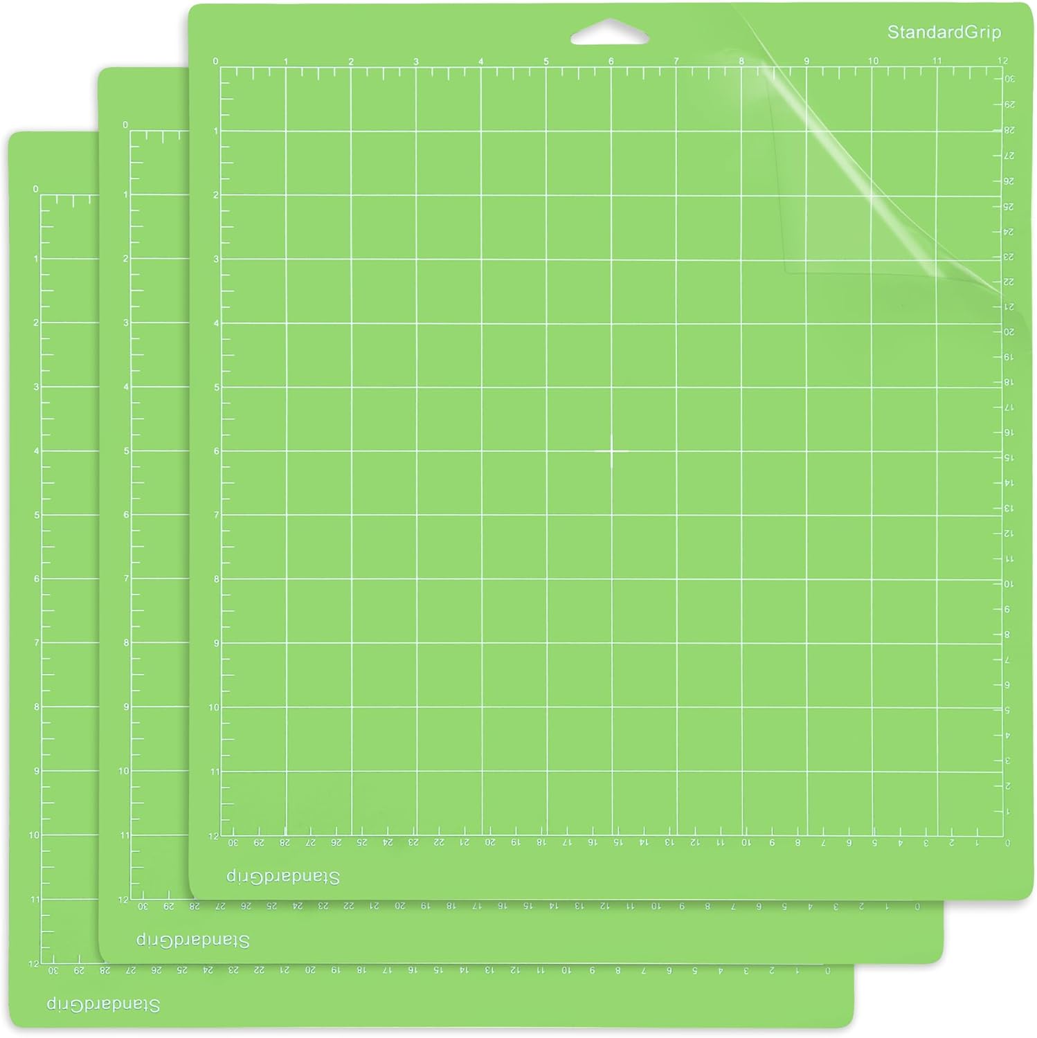 THANMAO Standard Grip Cutting Mat 3 Pack,12"x12" Standard Grip Cutting Mats for Cricut Maker 3//Explore 3/Air 2/Air/One，Replacement Accessories Card for HTV/Cardstock/Paper/Adhesive Vinyl