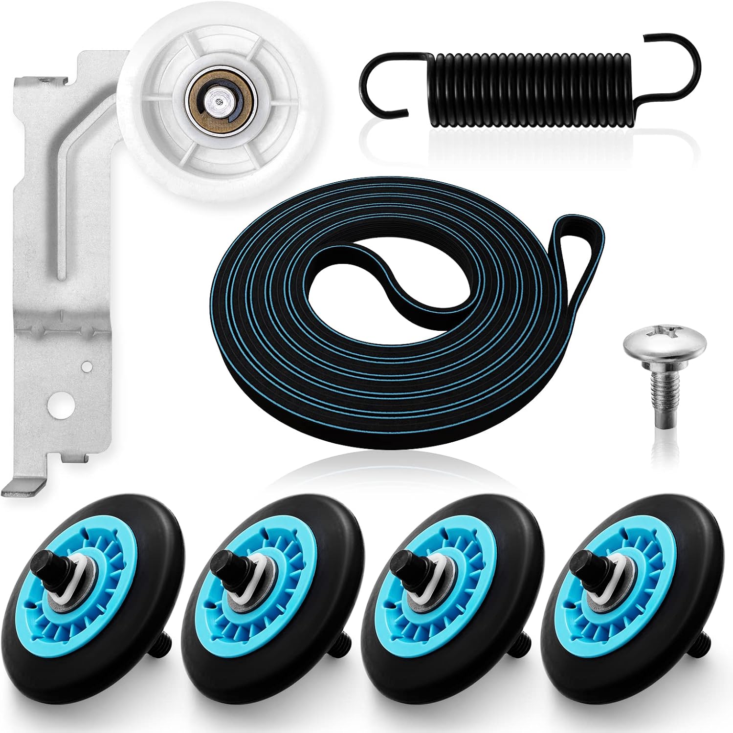 Upgraded Sam-Sung Dryer Repair Kit for DC97-16782A Samsung Dryer Roller