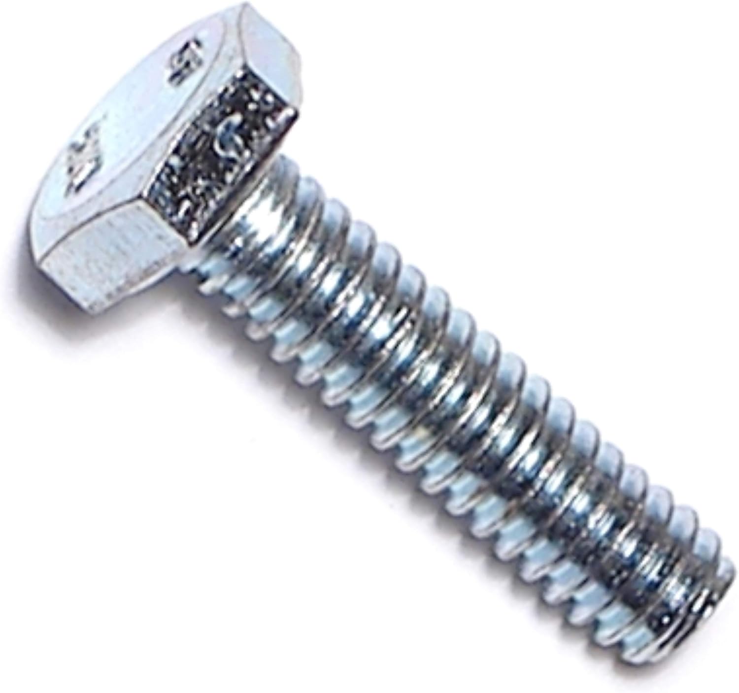 Hard to Find Fastener Tap Hex Bolts, Durable Corrosion-Resistant Steel Hex Head Bolt for Home Improvement, DIY, Construction, 1/4-20 x 1, Pack of 100