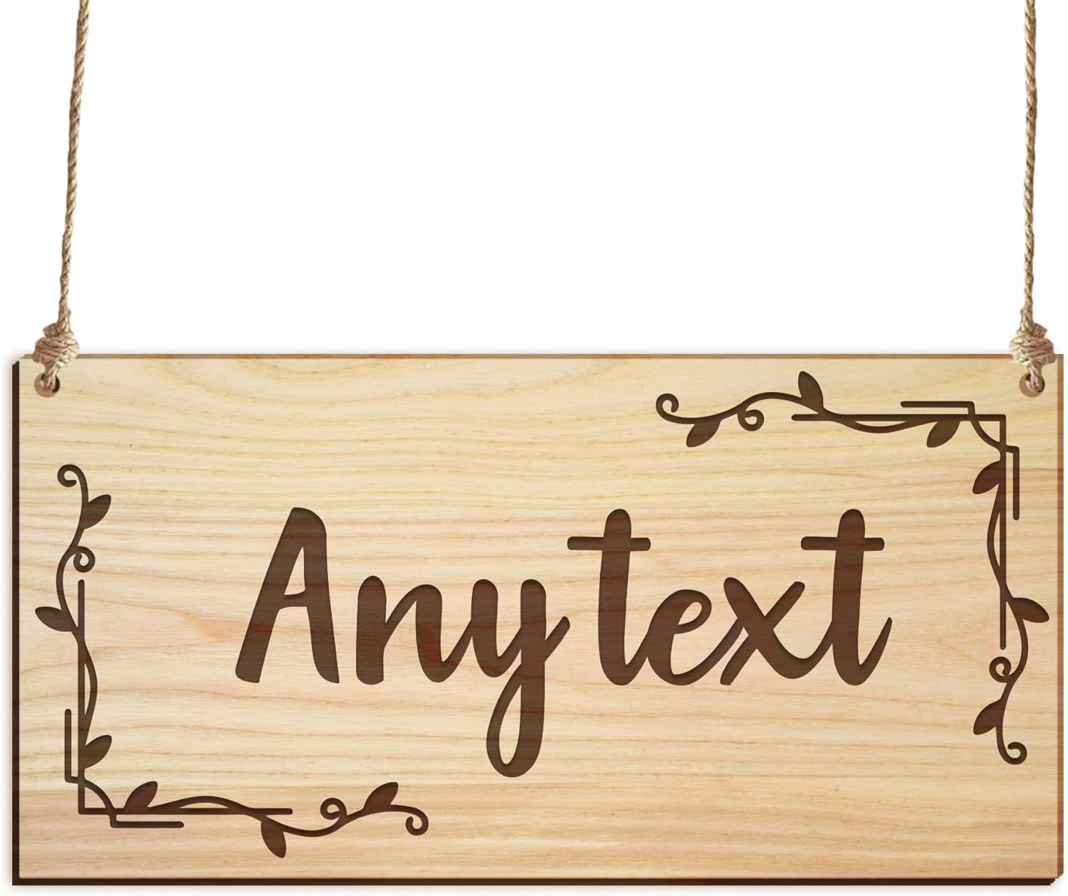 Personalised Signs Plaques Door Sign Wooden Signs Custom Garden Signs Personalised Room Sign Custom Gift of Christmas Wall Hanging Plaque for Christmas Front Door Home Garden(Design 1)