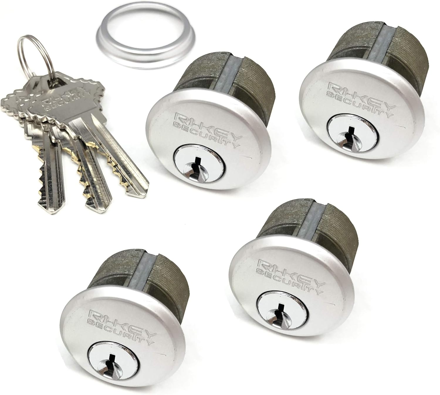4 New Mortise Lock Cylinders 1" for Commercial Store Front Entry Door Adams Rite