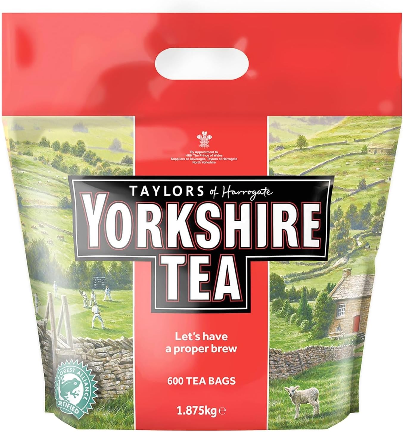 Yorkshire Tea 600 Tea Bags 1.875 Kg