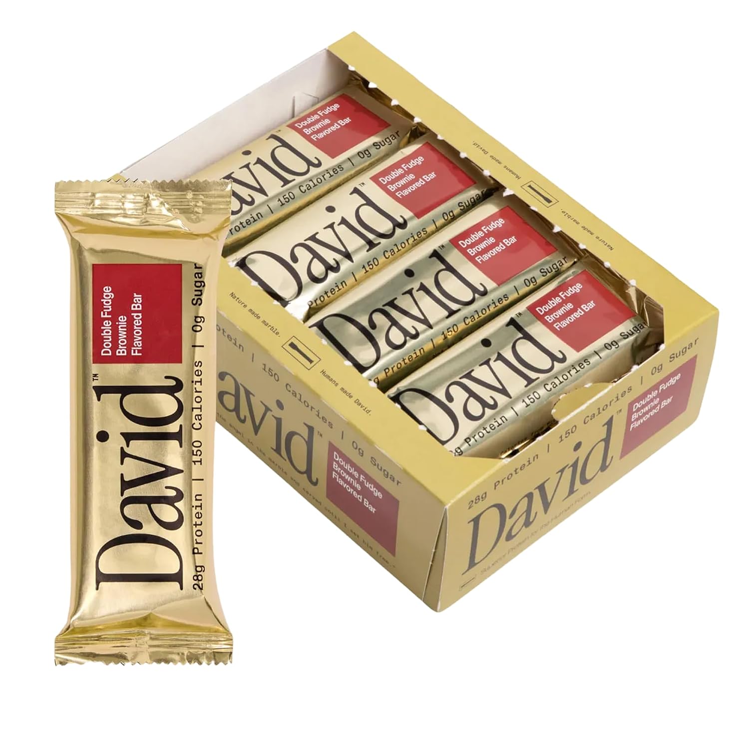 David Fudge Brownie Flavored Protein Bars | 28g Protein | 12 Pack