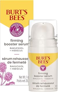 Burt's Bees Stocking Stuffers, Firming Collagen Face Serum, Natural Origin Retinol Alternative Improves Skin Texture & Supports Anti-Aging, with Bakuchiol, Lightweight - Firming Booster (1 oz)