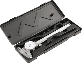 HFS(R) 0-6" Imperial Calipers; 4 Way Dial Caliper 0.001" Shock Proof New; Plastic Case