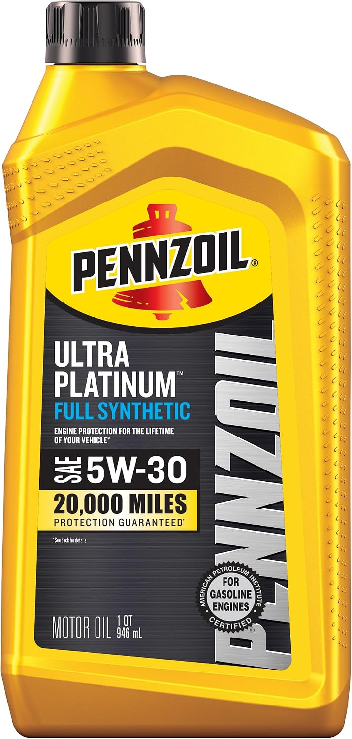 Pennzoil Ultra Platinum Full Synthetic 5W-30 Motor Oil, 1 Quart