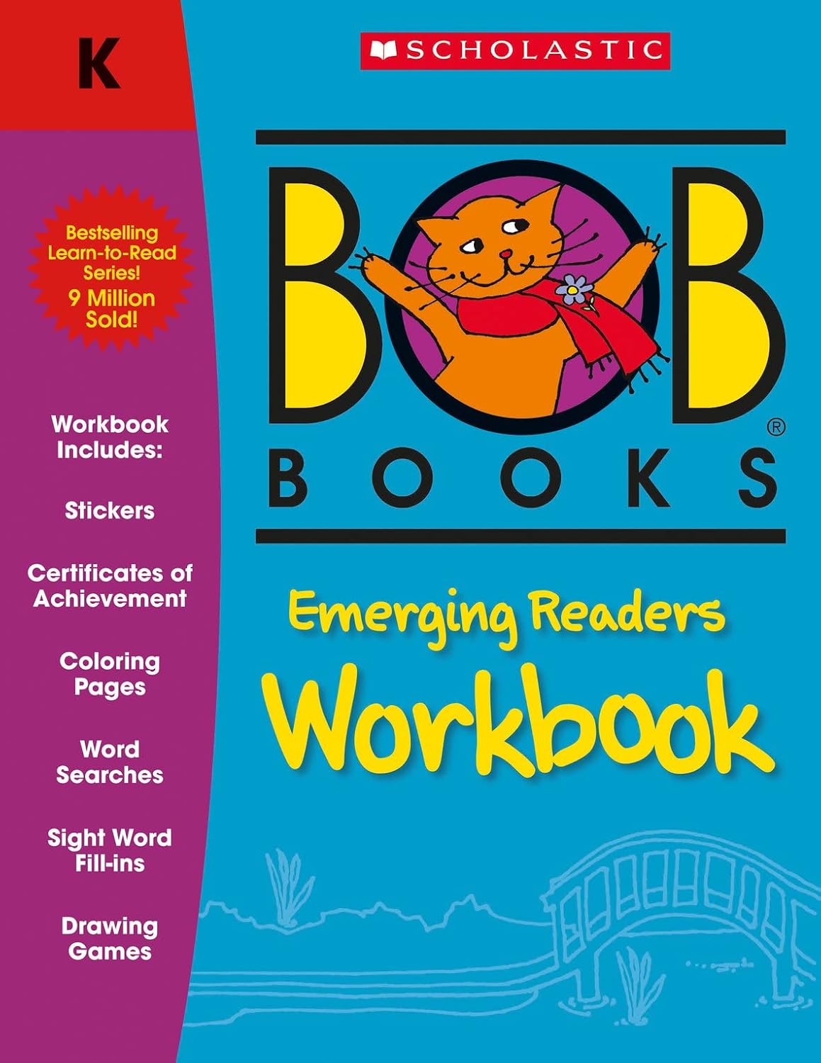 Bob Books - Emerging Readers Workbook | Phonics, Writing Practice, Stickers, Ages 4 and up, Pre-K, Kindergarten (Stage 2: Emerging Reader)