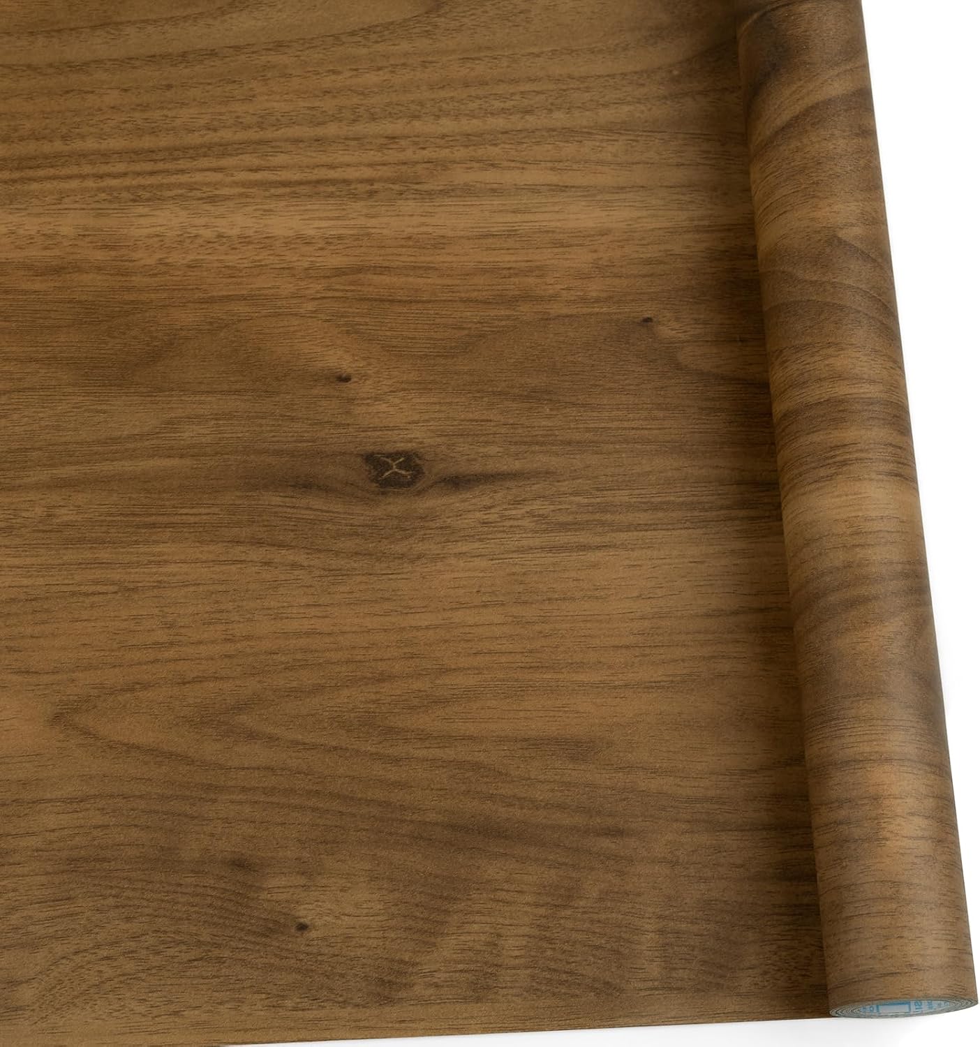 Abyssaly Brown Wood Effect Vinyl Wrap Self Adhesive Wallpaper for Furniture | 30cm X 200cm Oak Sticky Back Plastic Roll, Wood Effect Wallpaper Vinyl Wrap for Kitchen Worktop Windowsill Desk