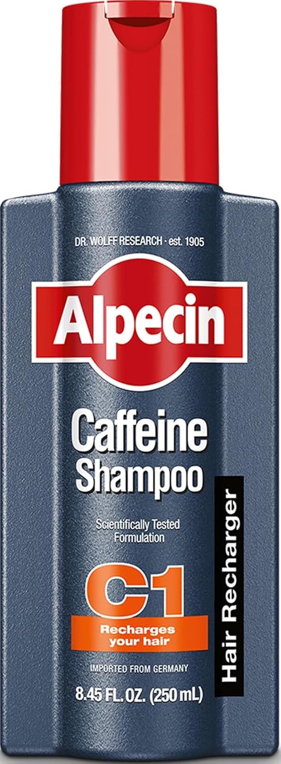 Alpecin C1 Caffeine Shampoo 8.45 fl oz, Cleanses the Scalp to Promote Natural Hair Growth, Leaves Hair Feeling Thicker and Stronger
