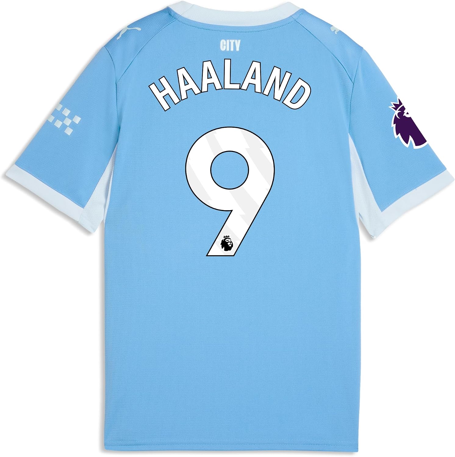PUMA Kids Manchester City 2026/27 HAALAND #9 Home Jersey - Blue