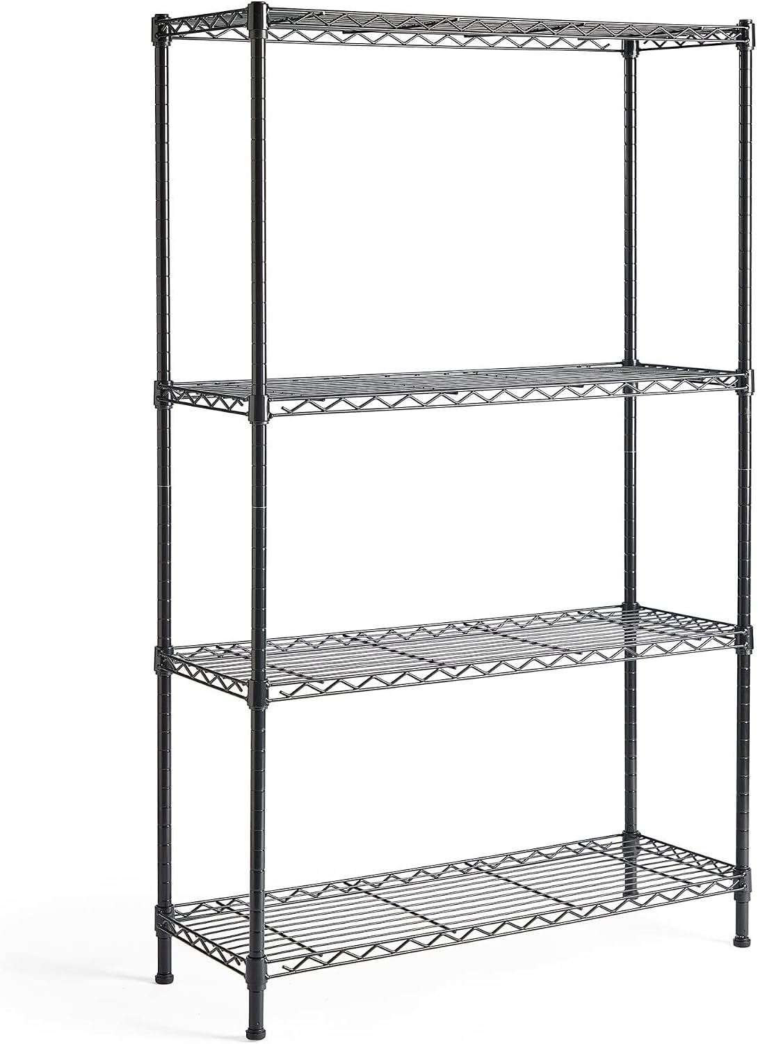 VonHaus Garage Shelving Units - Adjustable 4-Tier Wire Racking for Storage - Powder Coated Garage Shelves, Suitable as Pantry Shelves or as Greenhouse Shelving - Metal Wire Storage for Home