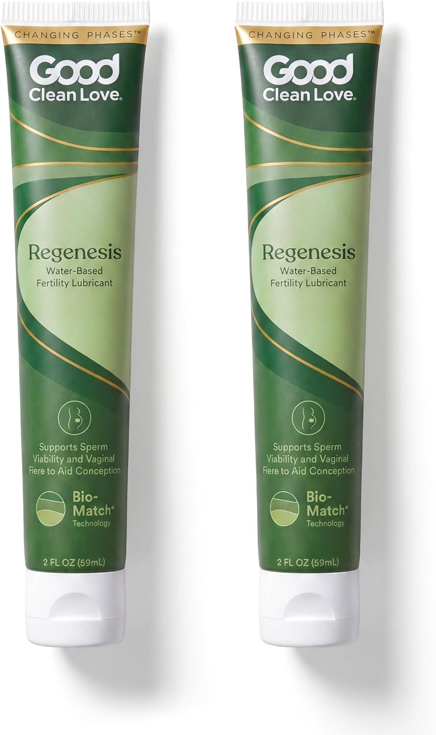Good Clean Love Regenesis Fertility-Friendly Lubricant, 2 Oz (2-Pack)