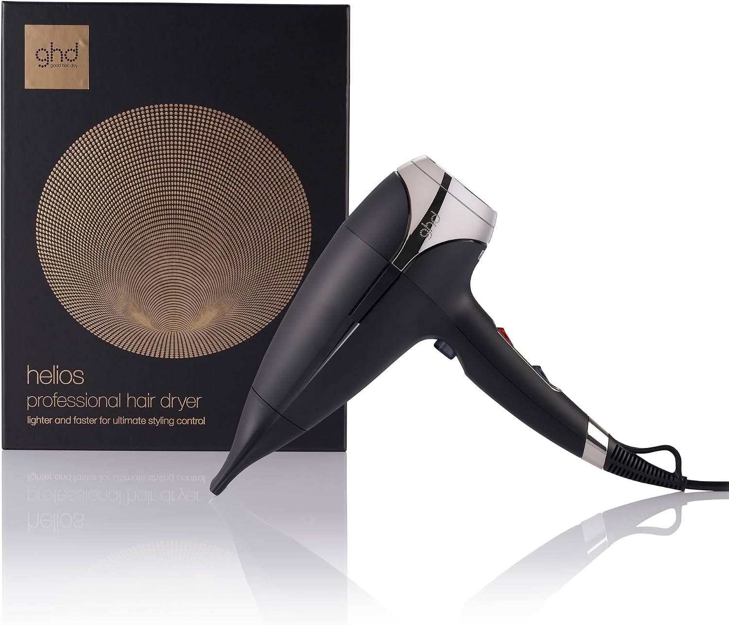 ghd Helios Hair Dryer, More Shine, Lightweight, Ultimate Styling Control