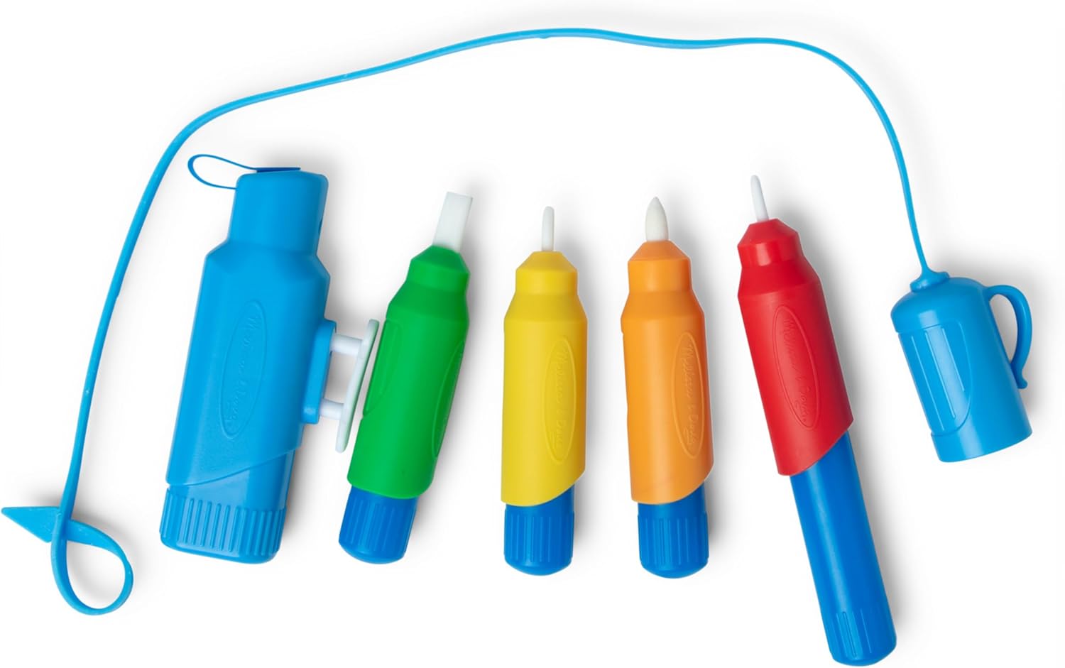 Melissa & Doug Water WOW Pen Pack - 4 Colour-with-Water Pens, Sprayer, Tether Cap