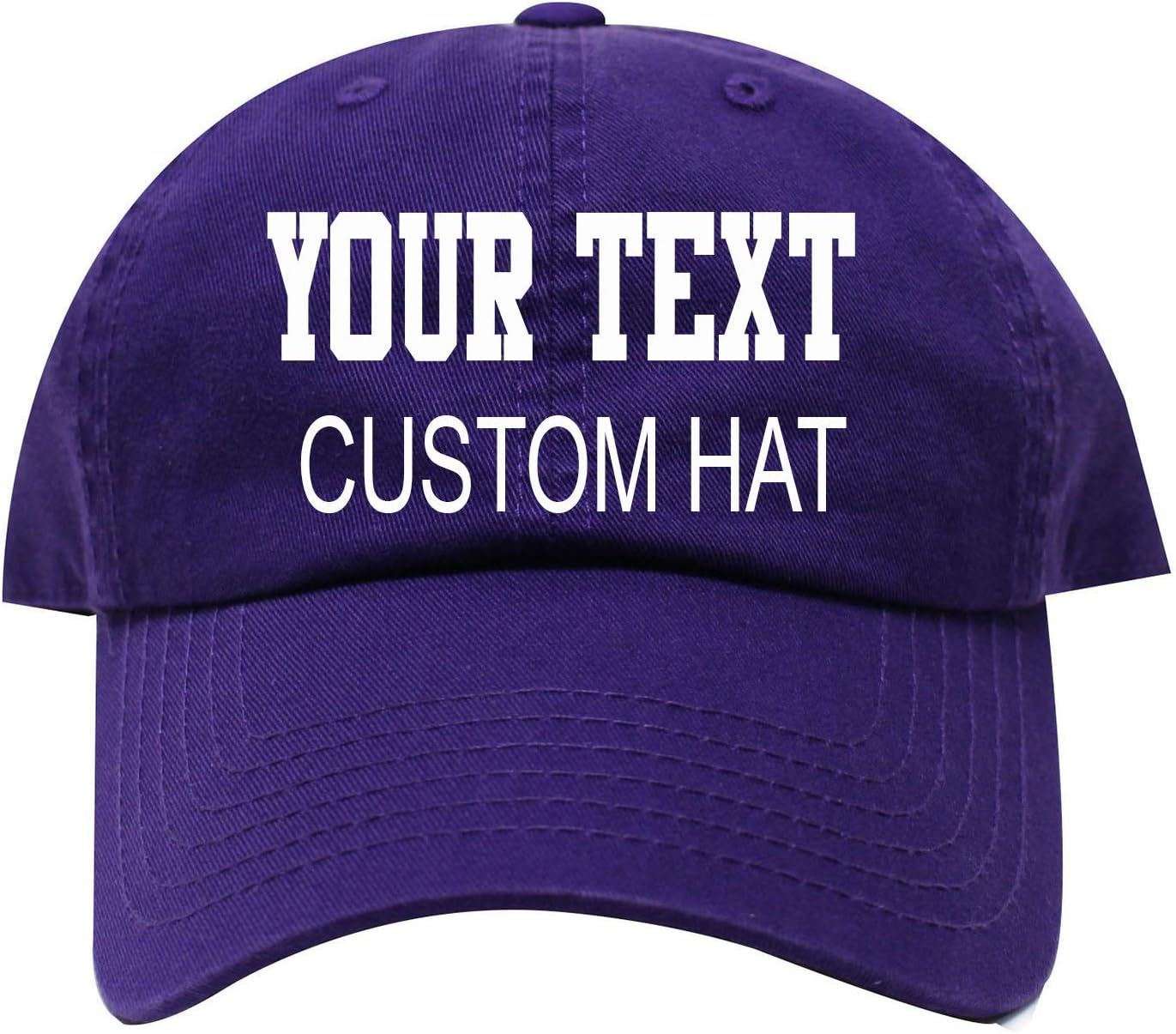 INK STITCH Customized Monogrammed Personalized Cotton Baseball Cap -Various Options