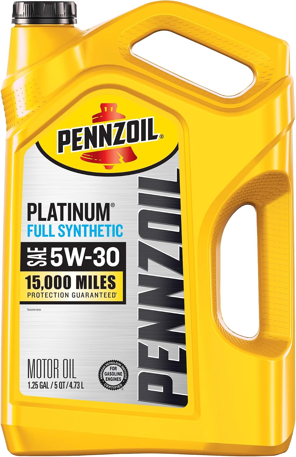 Pennzoil Platinum Full Synthetic 5W-30 Motor Oil, 5 Quart