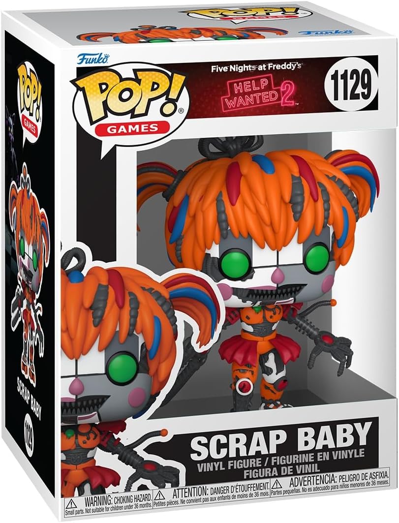 Funko Pop! Games: Five Nights at Freddy's - Scrap Baby - Collectable Vinyl Figure - Gift Idea - Official Merchandise - Toys for Kids & Adults - Video Games Fans