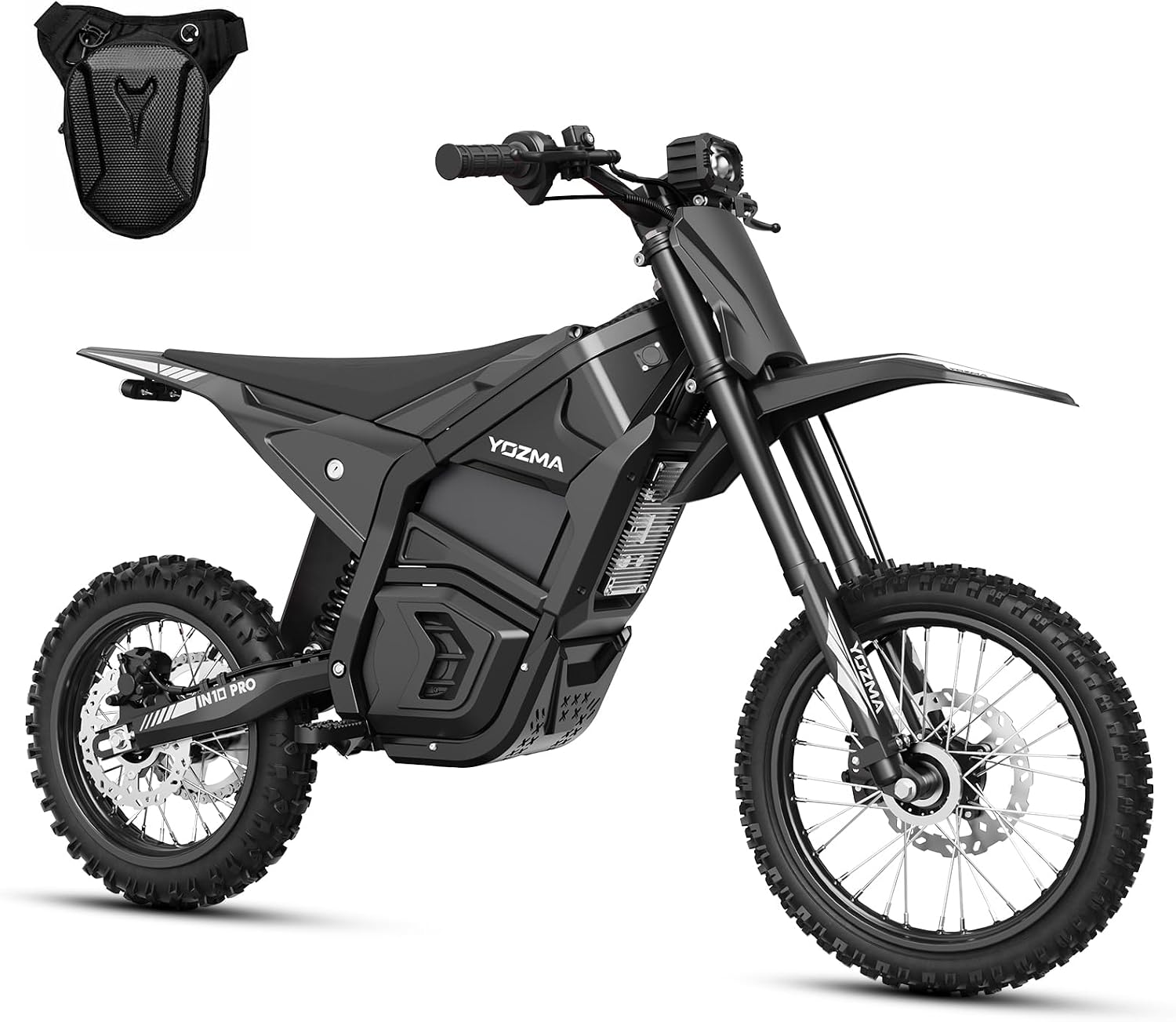 Yozma IN10 Pro Electric Dirt Bike, 5500W, 50MPH, 17"/14" Tires,60V27AH