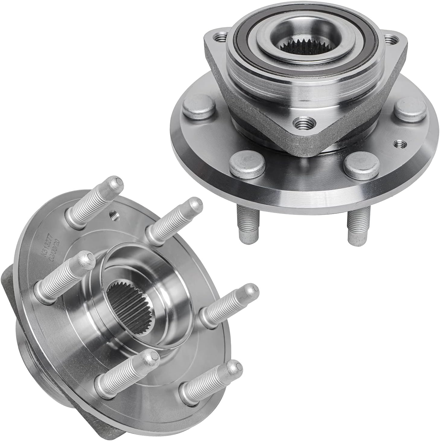 Detroit Axle Both (2) New Driver & Passenger Side Complete Wheel Hub & Bearing Bearing Assembly 6-Lug - Chevy & GMC SUV