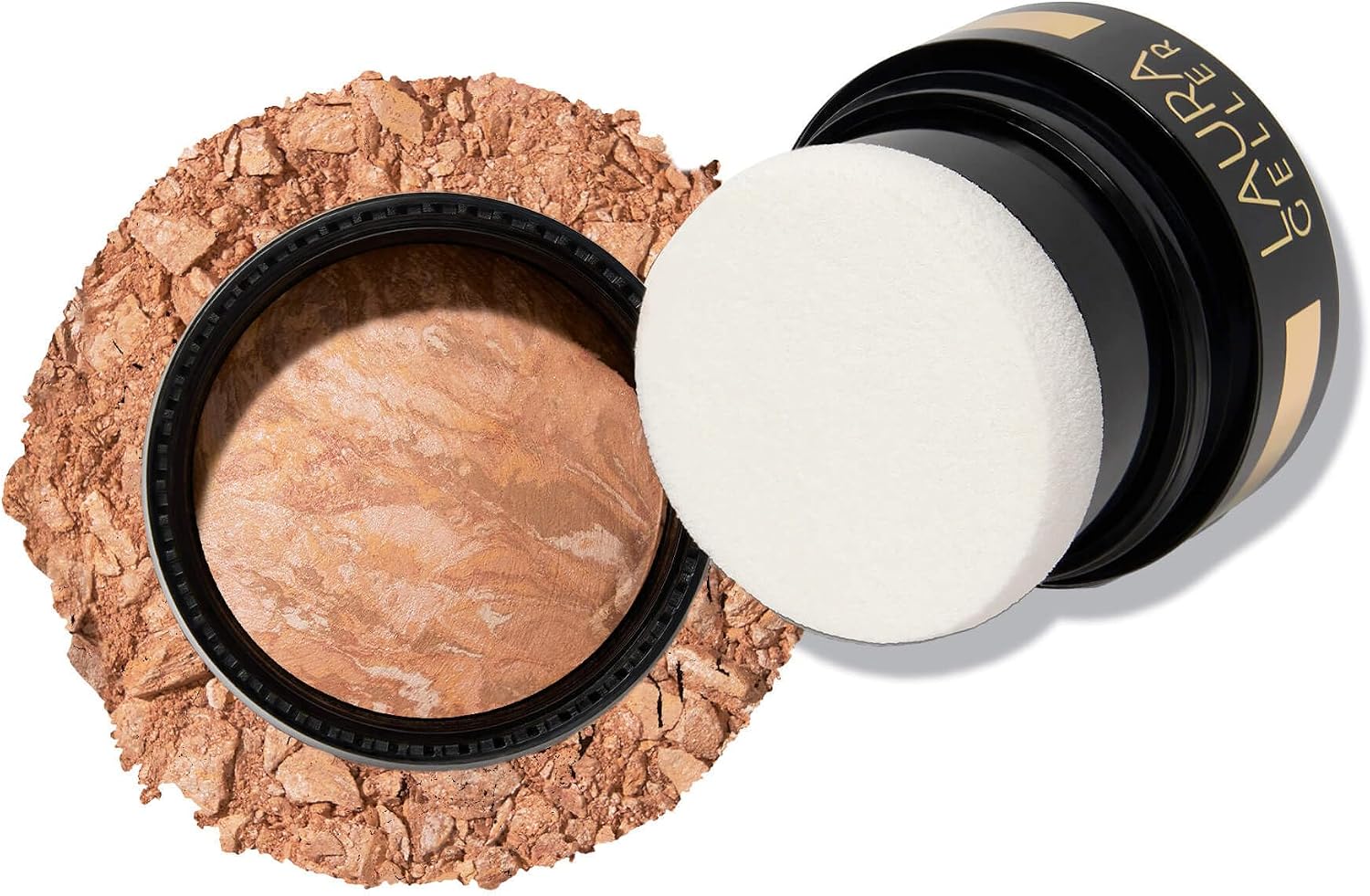 LAURA GELLER NEW YORK Baked Balance-N-Glow Illuminating Foundation - Buildable Sheer to Light Coverage - Travel Size (03 Light To Go)