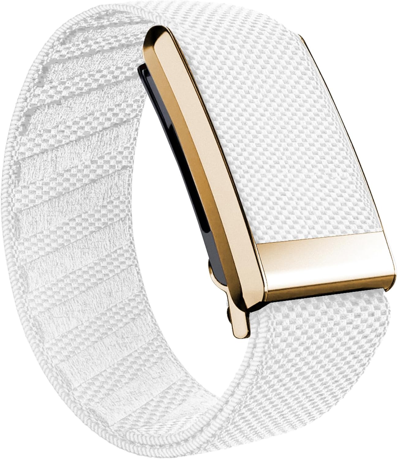 AR LABS SuperKnit Luxe Whoop 4.0 Compatible Band | Premium Ultra-Soft Weave | Stainless Steel Precious Metal PVD Treated | Includes Hook, Clasp & Slider – UK Company