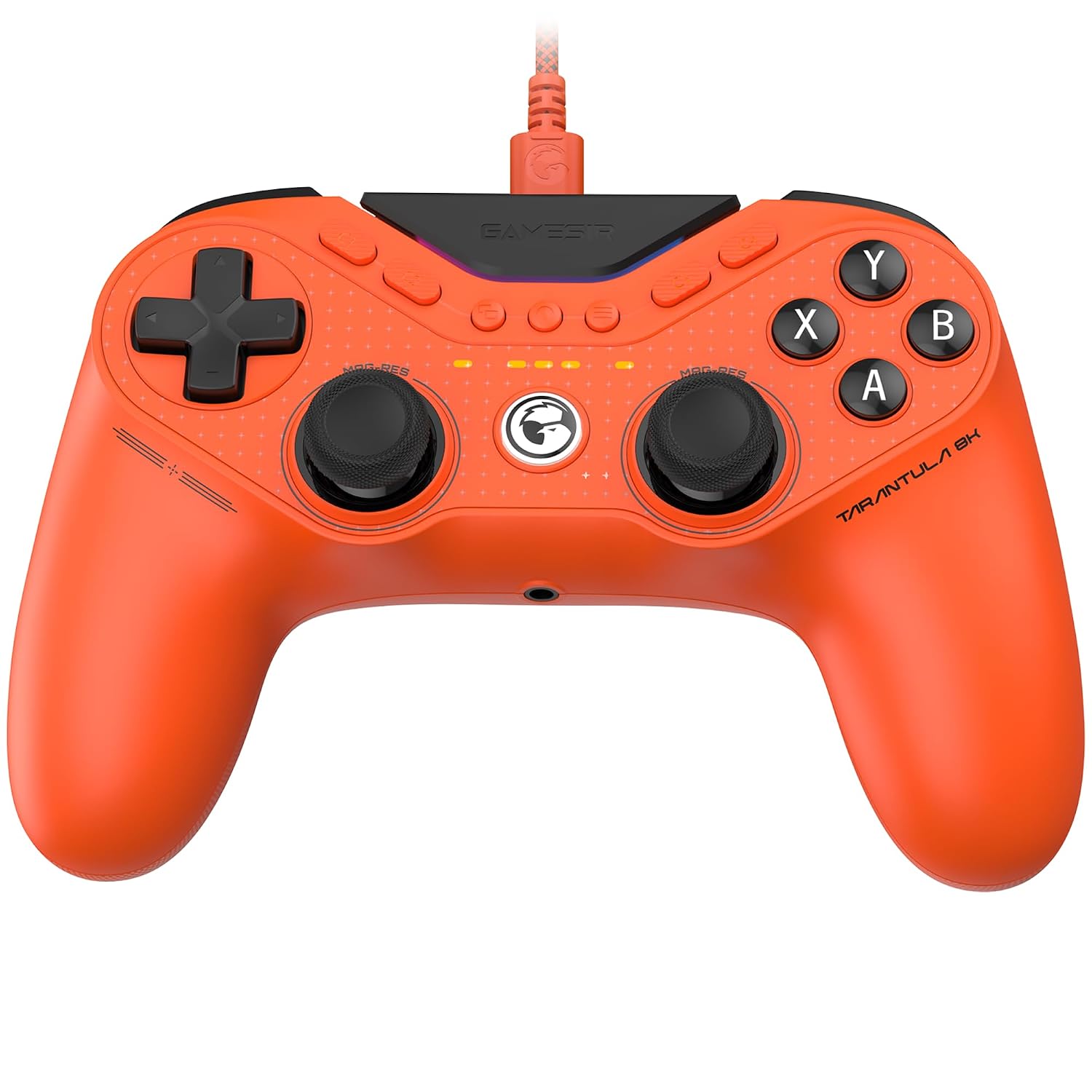 GameSir Tarantula 8K PC Wired Esports Controller for Windows | 8000hz Polling Rate, Gen-2 TMR Sticks, Hall Effect Triggers, 9 Remappable Macro Buttons, Six-Axis Gyroscope, RGB Lighting