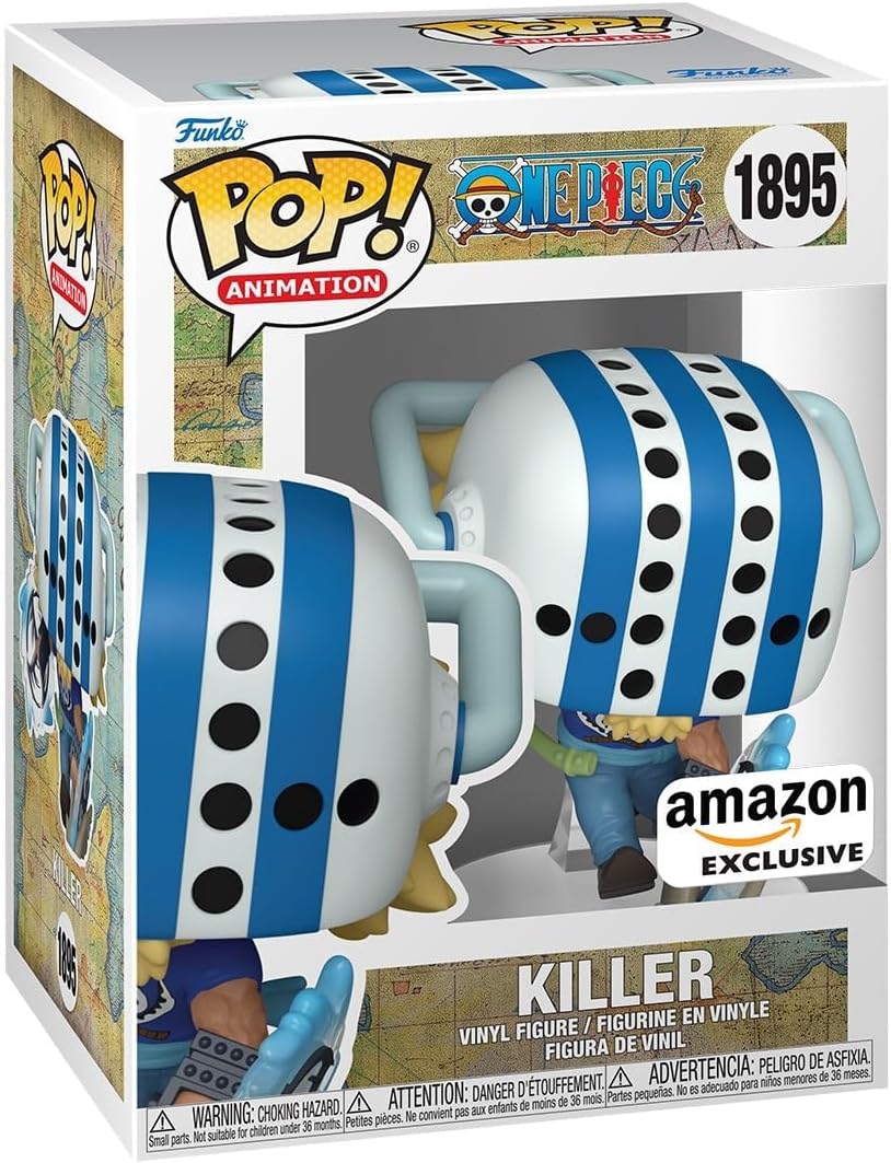 Funko Pop! Animation: One Piece - Killer - Amazon Exclusive - Collectable Vinyl Figure - Gift Idea - Official Merchandise - Toys for Kids & Adults - Anime Fans - Model Figure for Collectors