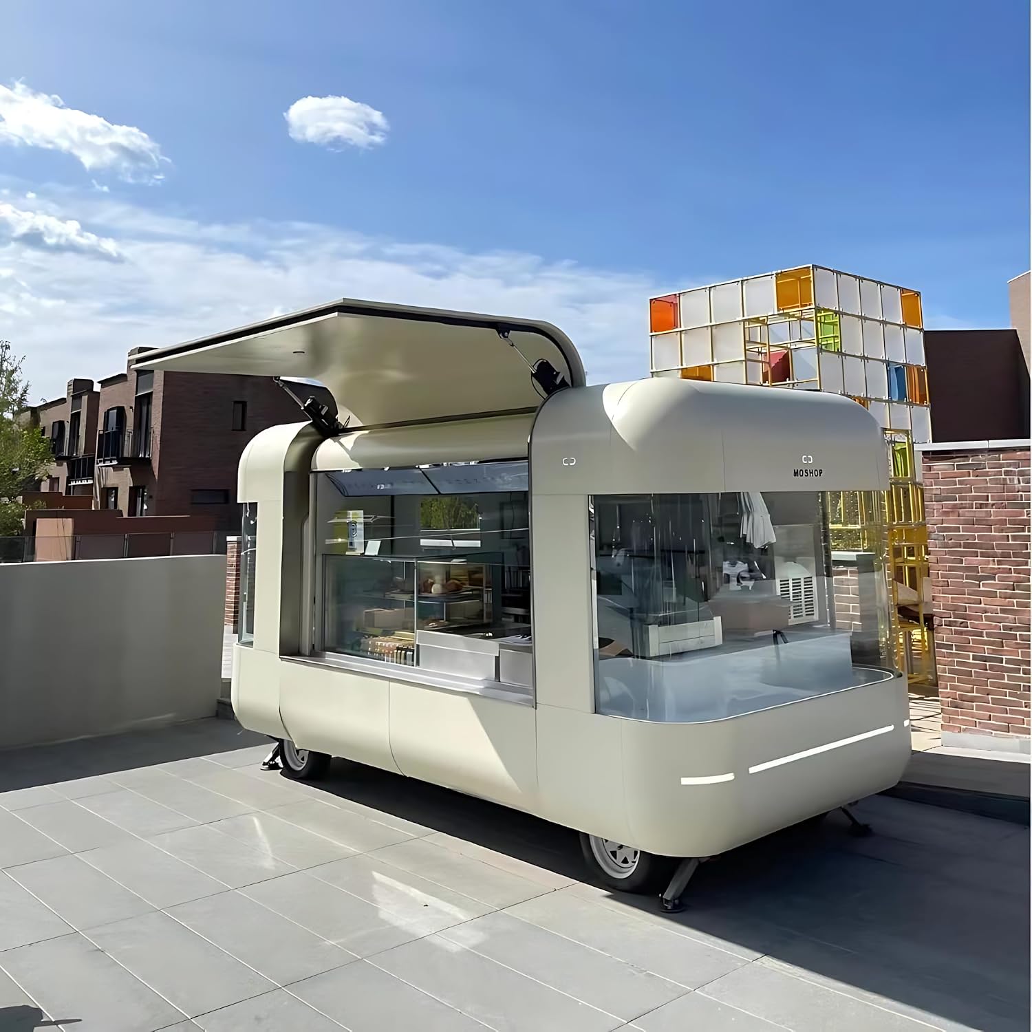 Food Truck, Concession Trailer for Sale, Mobile Food Trailers for Sale, Street Coffee Cart with Full Equipment